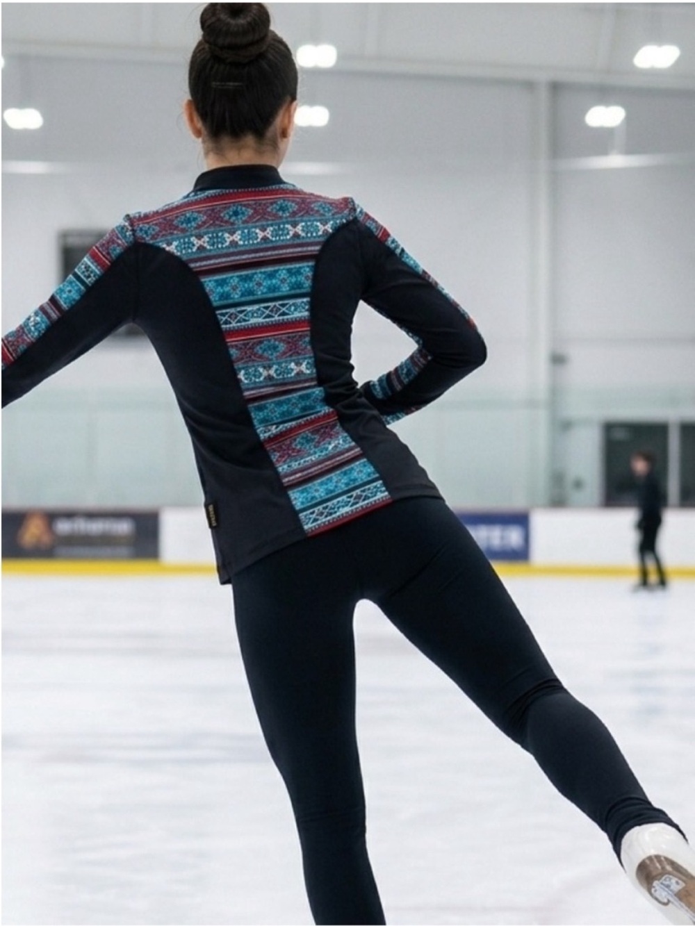 Jerry's Skating World Printed Accent Figure Skating Jacket-Adult L